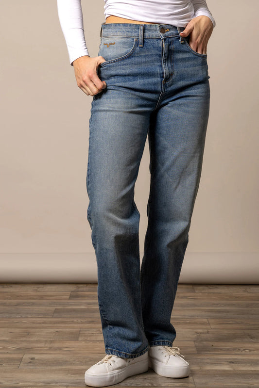 Jeans Mia mid wash Kimes Ranch
